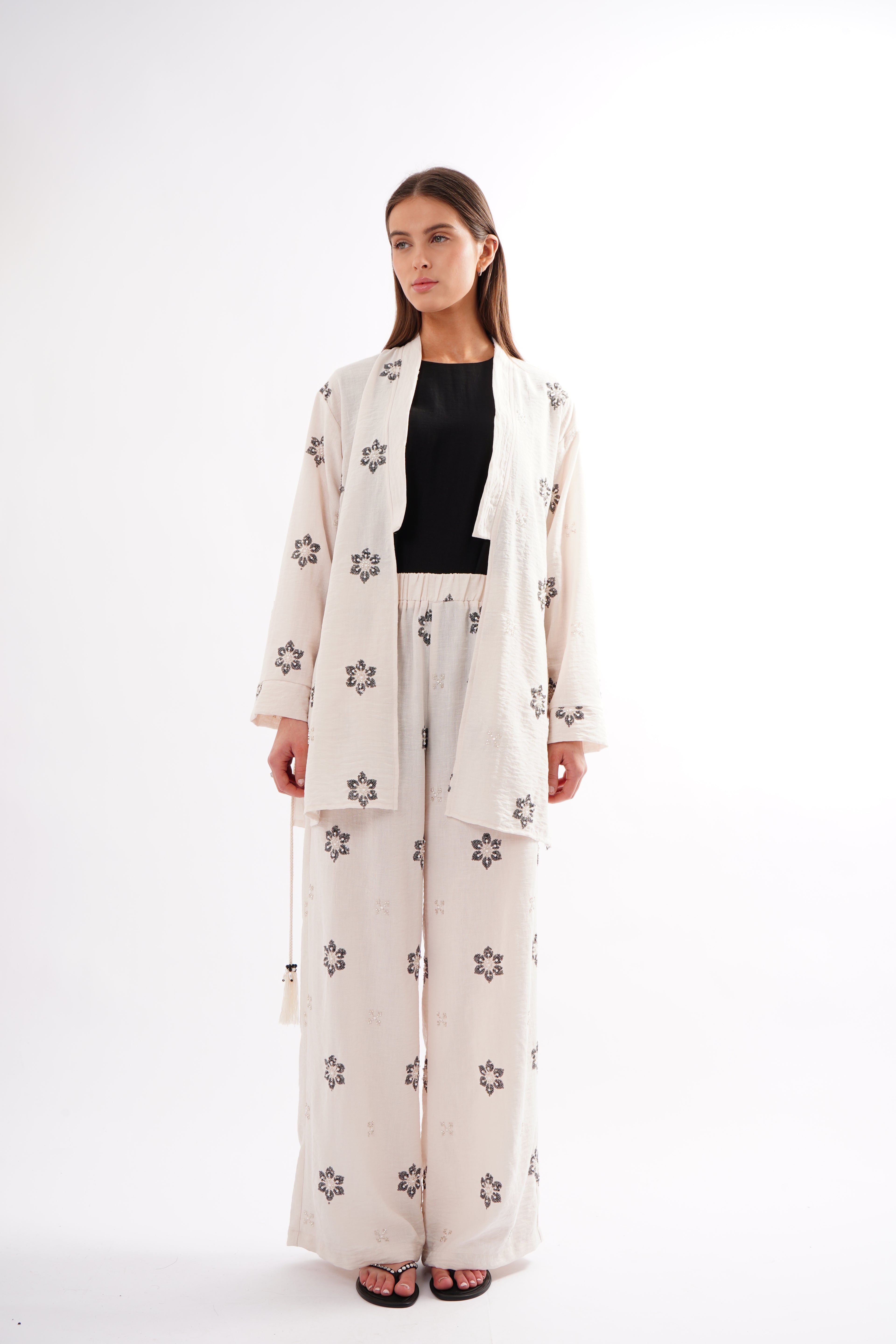 ROZA BELİ LASTİKLİ PANTOLON