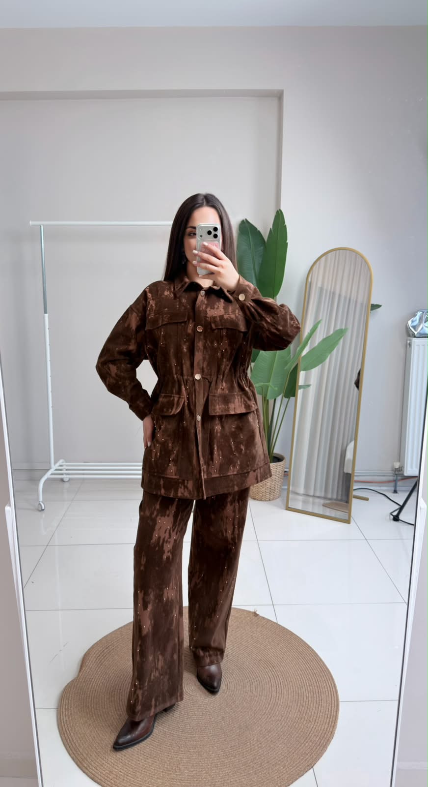 BELİ KEMER DETAYLI PANTOLON