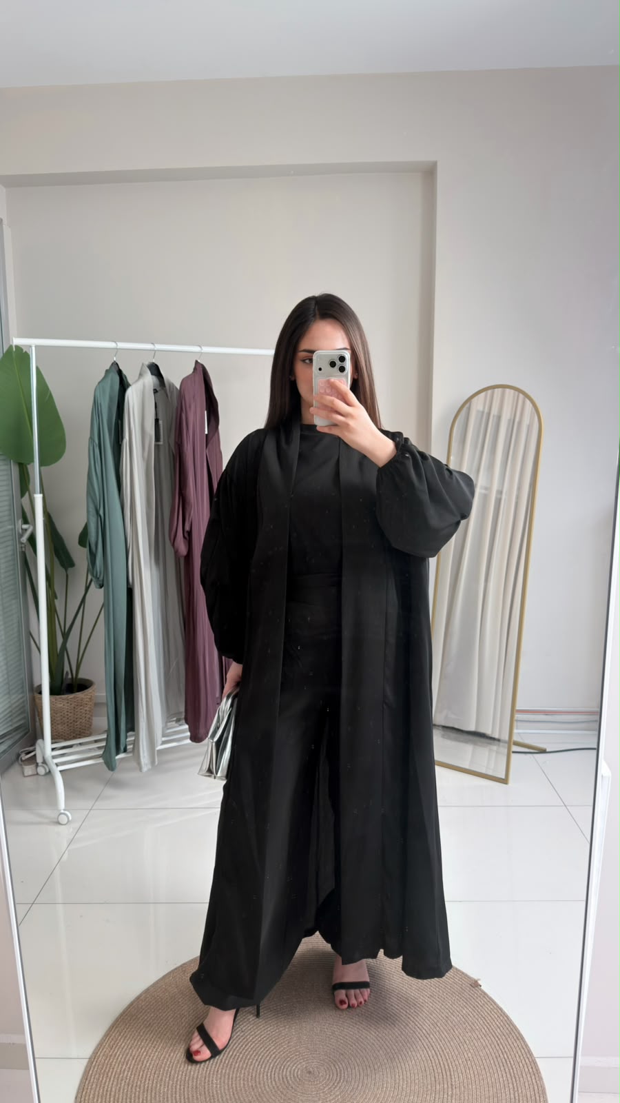 KOLLARI BÜZGÜLÜ CUPRA KAFTAN